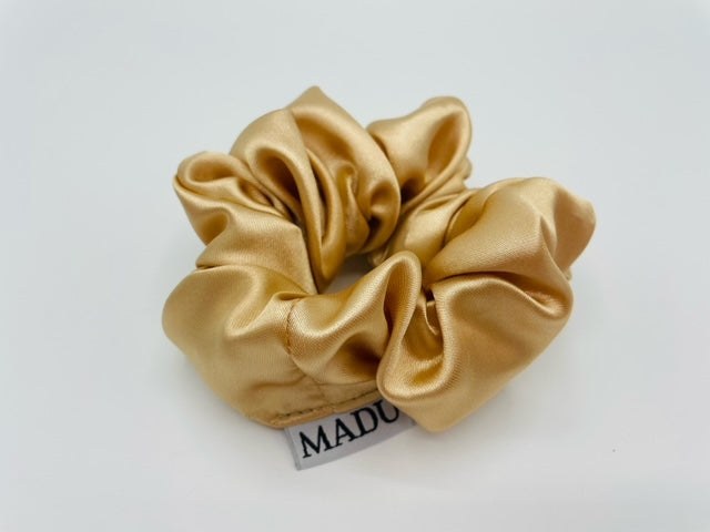 Scrunchie Cetim Champagne