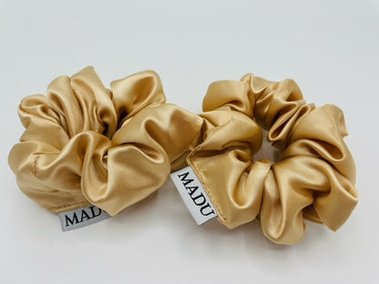 Scrunchie Cetim Champagne